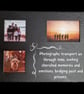 Personalised slate photo frame - Triple - Image 3