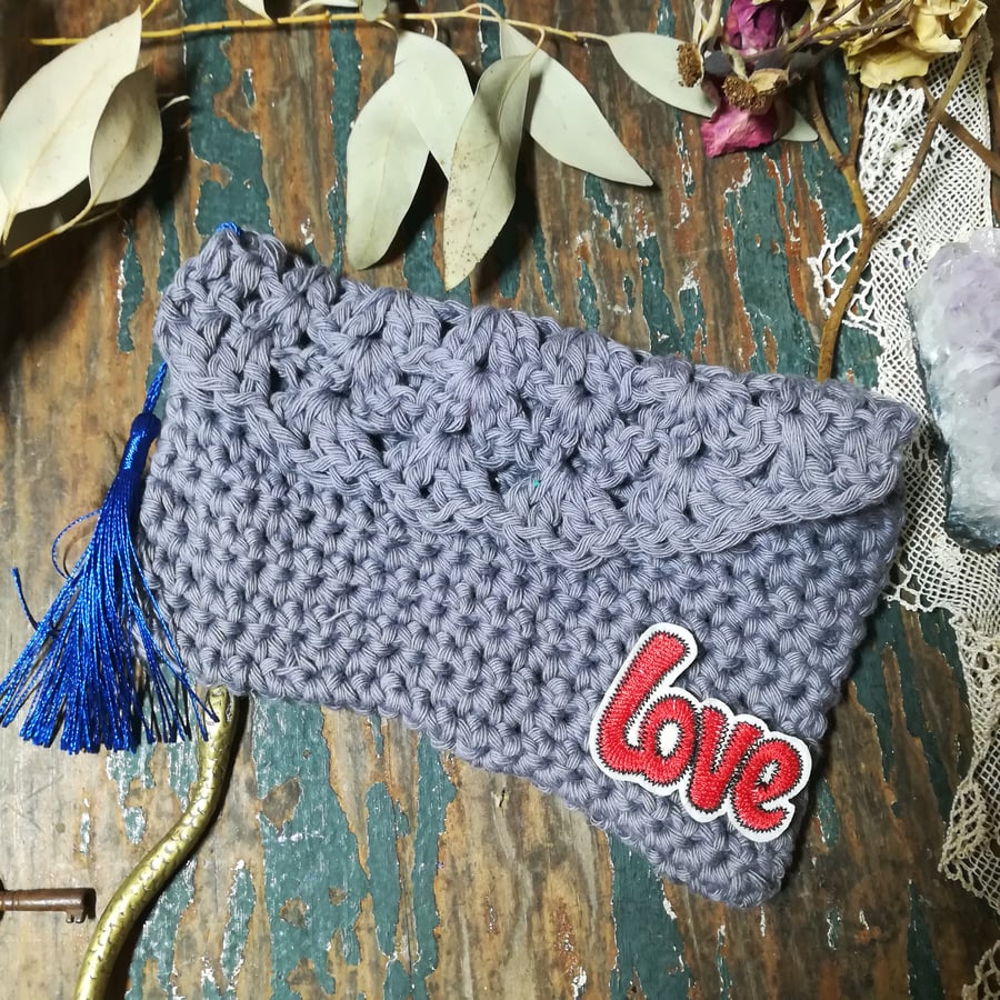 Crochet Tarot Card Pouch 