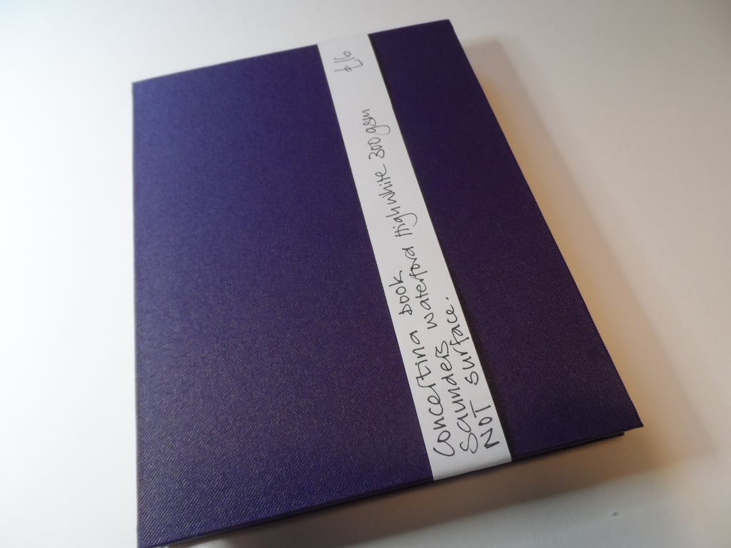 Concertina sketchbook no 23