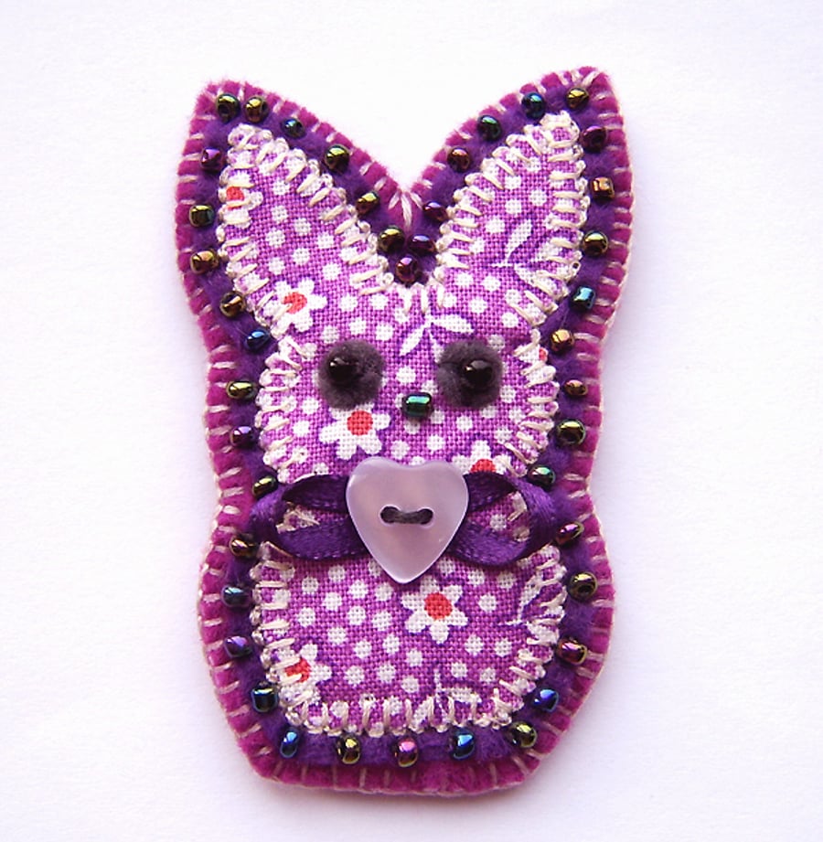 Rabbit Brooch