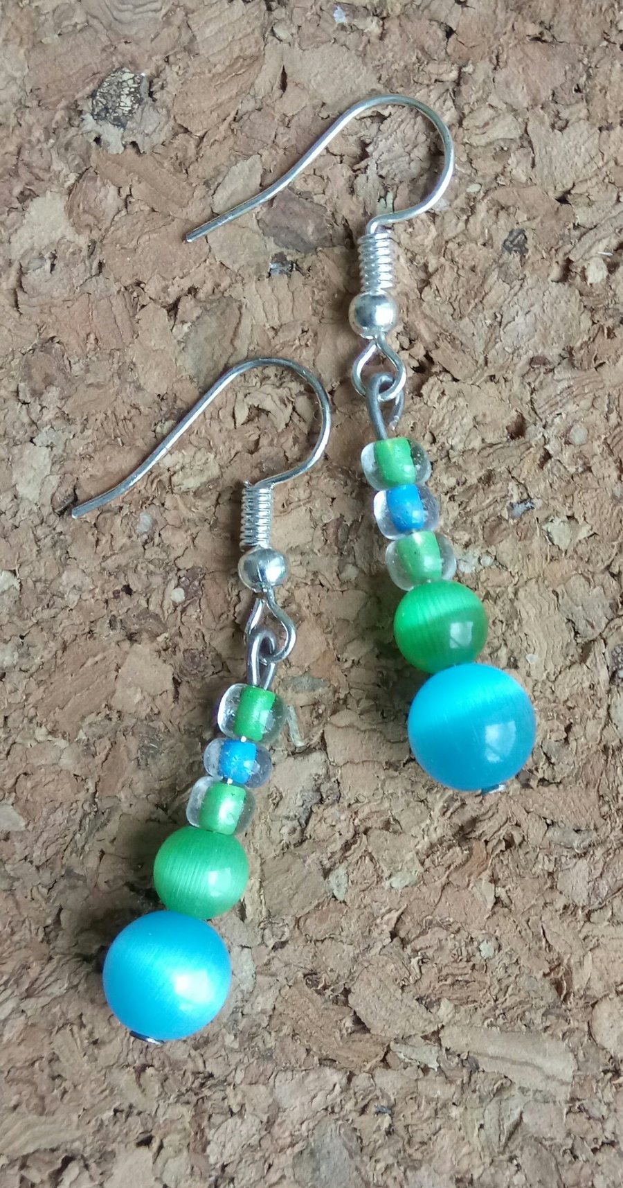 Lovely Dangly Sterling Silver Earrings