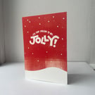 Modern typographic Christmas card pack