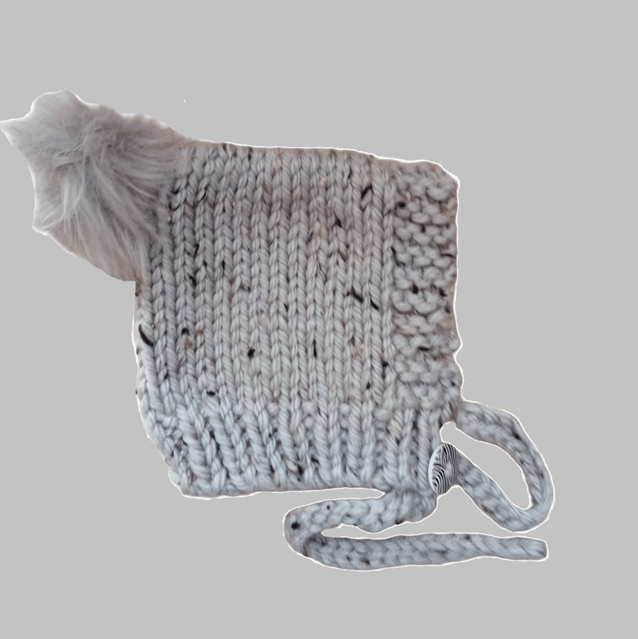 KNITTING PATTERN PDF Silver Pixie Bonnet