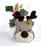 Reindeer Christmas Decoration, Hanging Decoration - Image 2