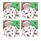 Pack of 4 Santa's Beard Cards