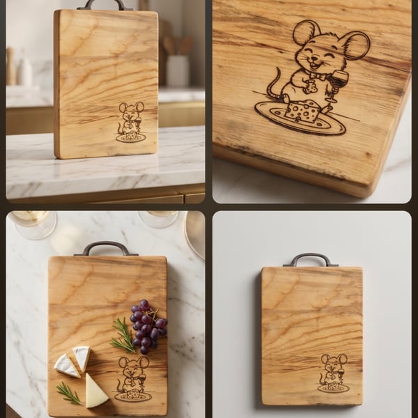 Unique monkey puzzle cheese board 