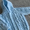 Special Order for Margaret 18" Baby Boys Aran Jacket with Hood