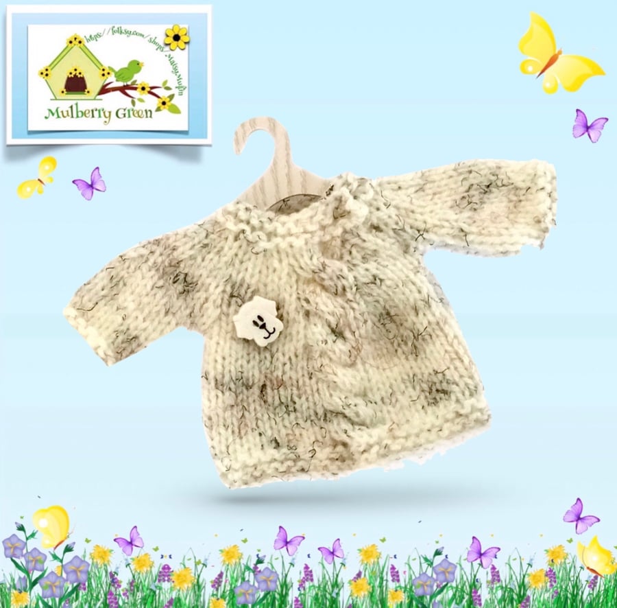 Reserved for Connor - White Flecked Jumper