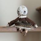 Harvest Moon Miniature Spun Cotton Art Doll