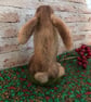 Christmas hare needle felted gift - Image 3