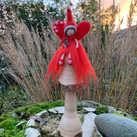 Fairy and toadstool