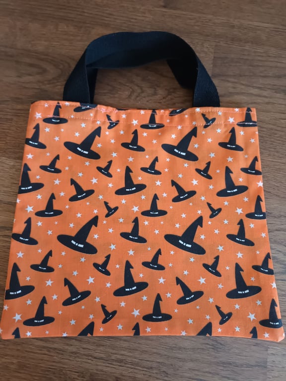 Childs Small Reusable Halloween Trick Or Treat Tote Bag
