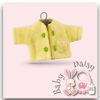 Reserved for Connor - Lemon Fleece Jacket to fit Baby Daisy 