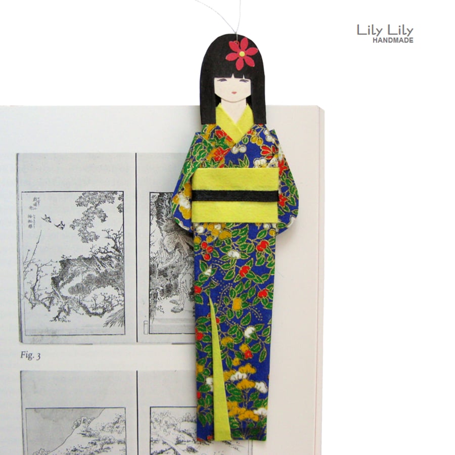 Japanese Geisha Bookmark- Miyako