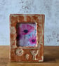 Handmade Freestanding Ceramic Picture Photo Frame SECONDS