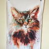 Cat Tea Towel