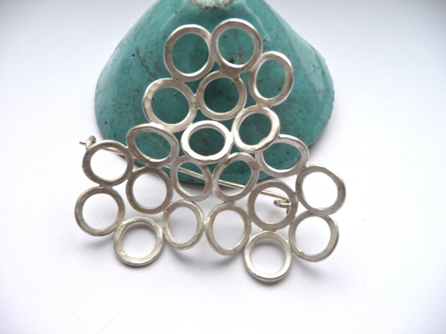 Handmade Silver Brooch