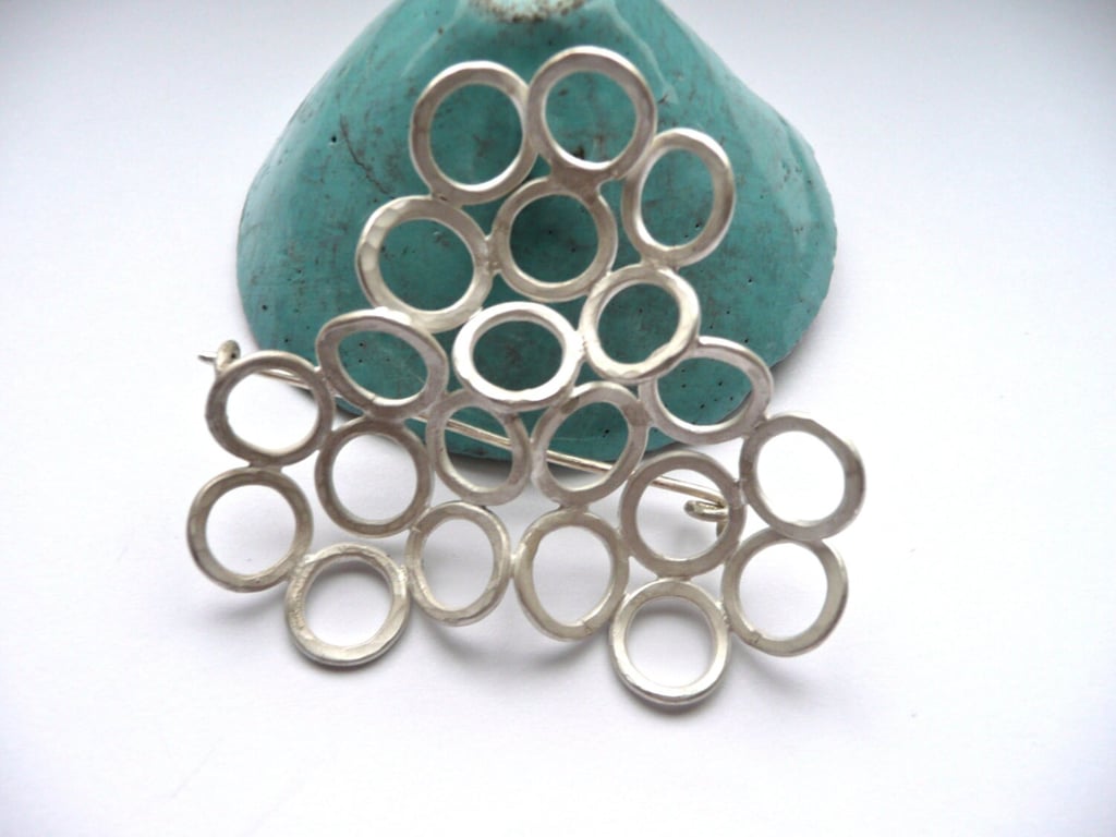 Handmade Silver Brooch