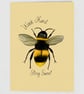 Sting Sweet Greeting Card - 7x5" -  Personalised Optional