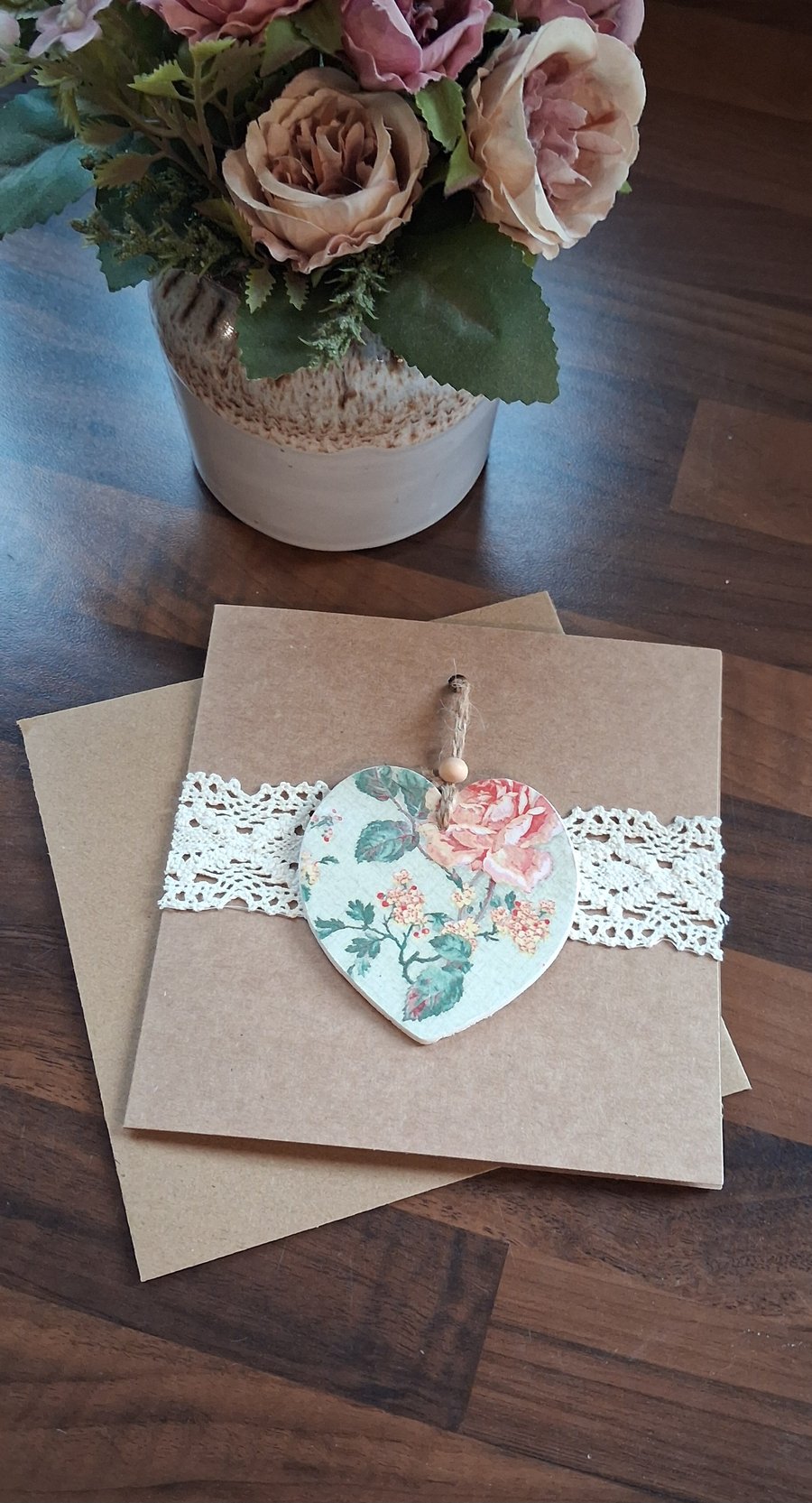 Keepsake Clay Heart Gift Card