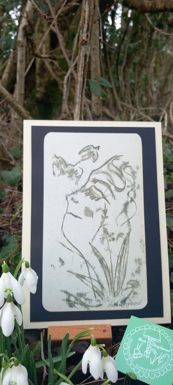 'Breathe' my nature girl print