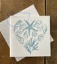 Coastal Heart Card - perfectly imperfect wedding anniversary engagement - Image 2