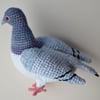 Crochet Pigeon-grey wings
