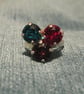  Swarovski  'Disco Lights' Themed Adjustable Trio Ring  - Image 2