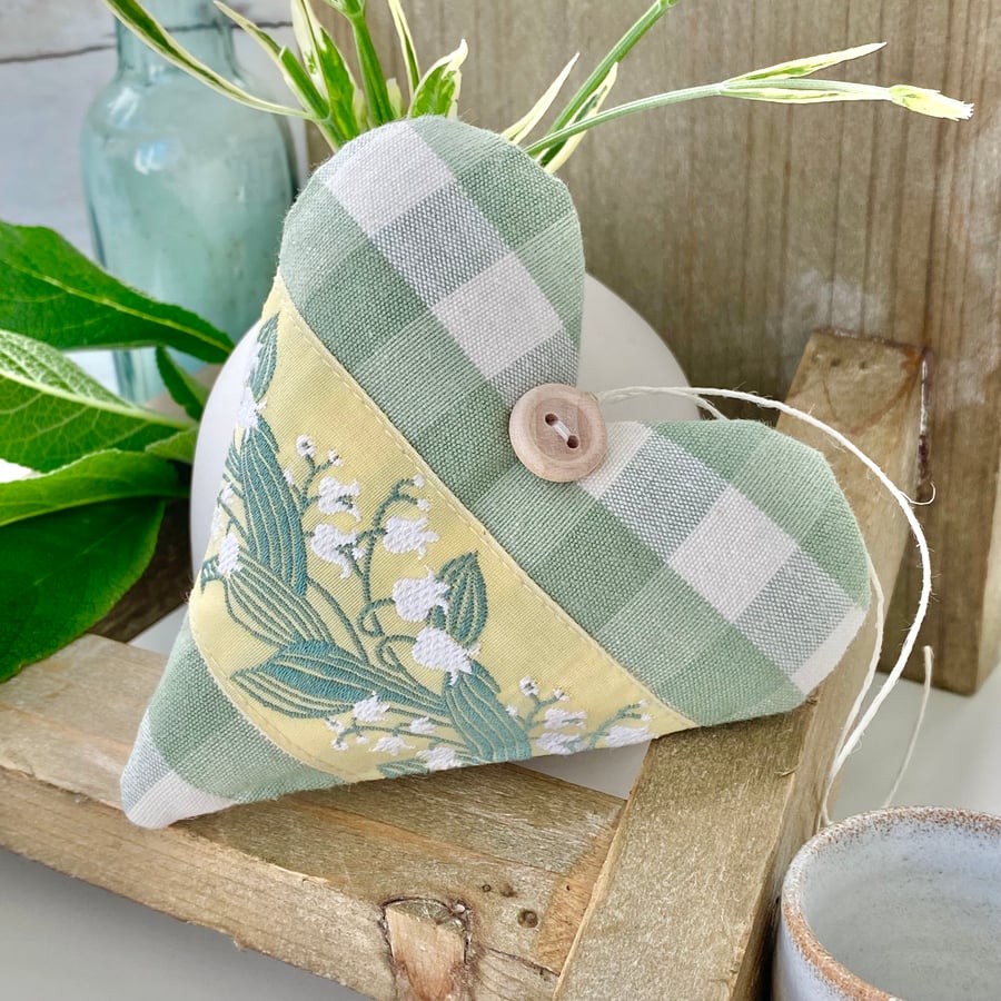 LILY OF THE VALLEY HEART - Heart of the Month for June - No.2