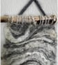 Art felt  wall hanging with a hagstone 2 - Image 7
