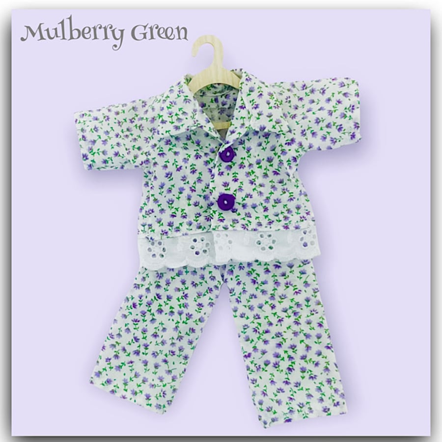 Reserved for Connor - Lavender Sprig Pyjamas