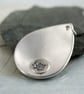 Silver Rune Necklace - Viking Pattern Pendant - Image 5
