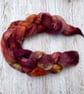 Cormo Hand Dyed Spinning Fibre Autumn Leaves 100g - Image 2