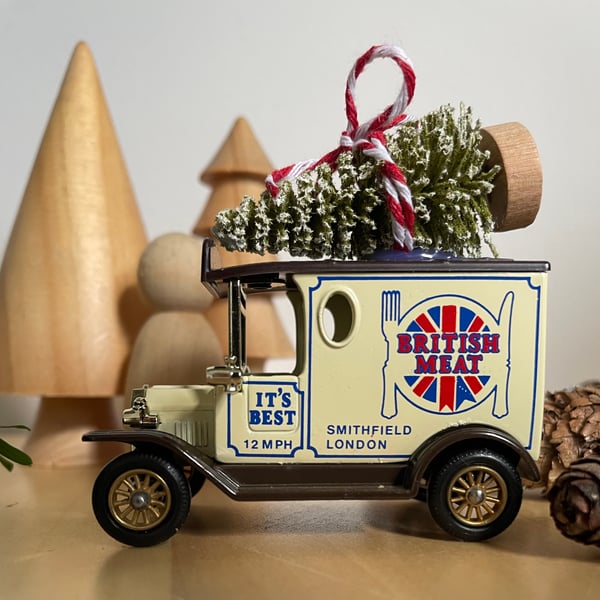 Vintage Christmas decoration BRITISH MEAT