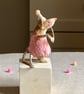 Hester a whimsical spun cotton mouse - Image 2