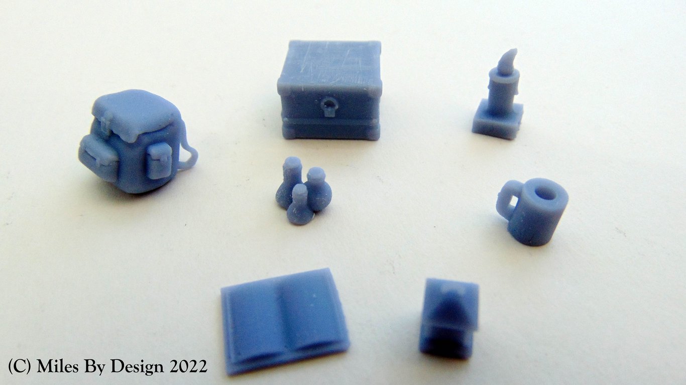 28mm Scale Un-painted Adventure Set for Tabletop Games