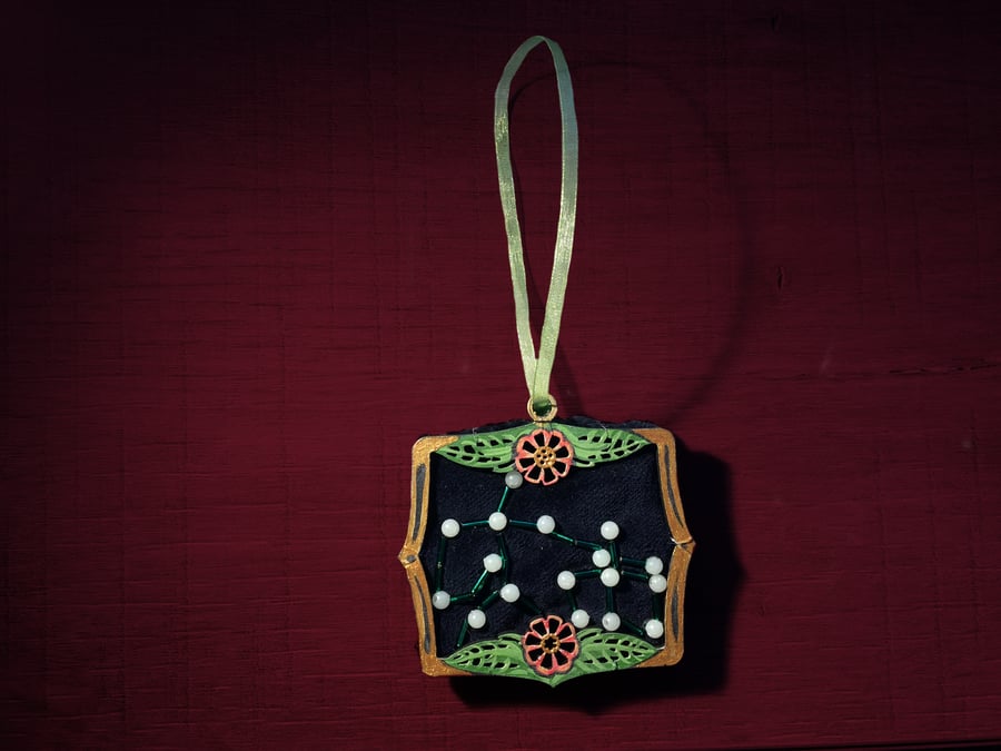 SLS Ghost Hanging Decoration - Folk Art - Two Spirits