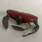 Mud crab scrap cutlery sculpture
