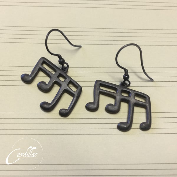 Music Note Earrings