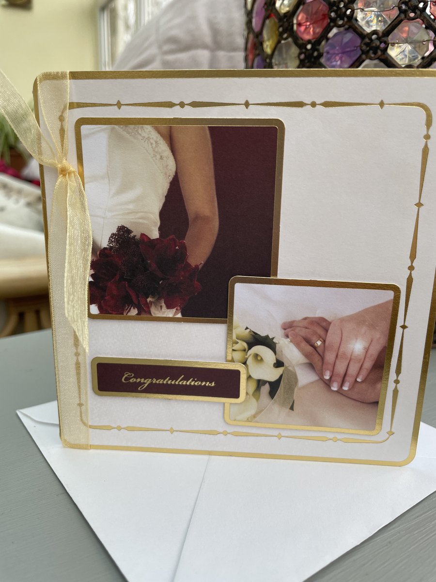 Wedding congratulations card