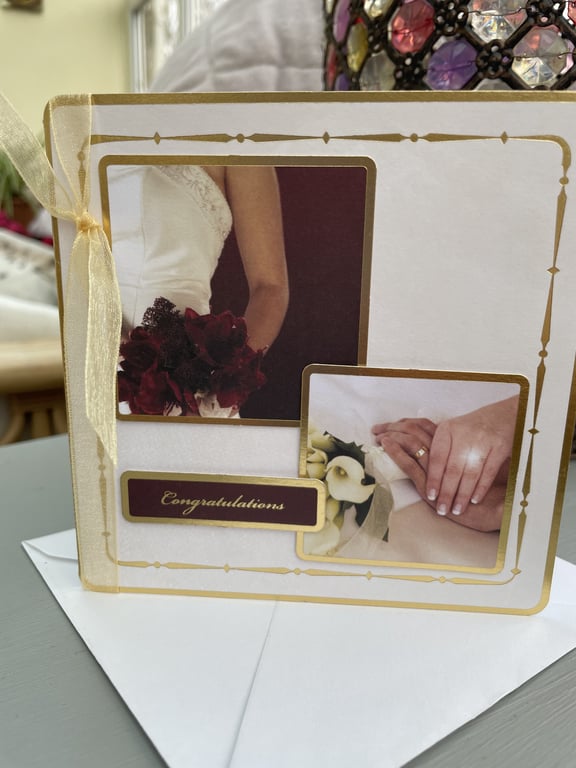 Wedding congratulations card
