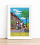 Ripley Surrey travel poster print by Susie West - Image 2