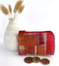 Small Purse, Coin Purse in Warm Colours