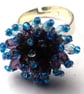 Gemstone Bead Ring - UK Free Post - Image 1