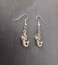 Silver mermaid charm dangle earrings  - Image 2