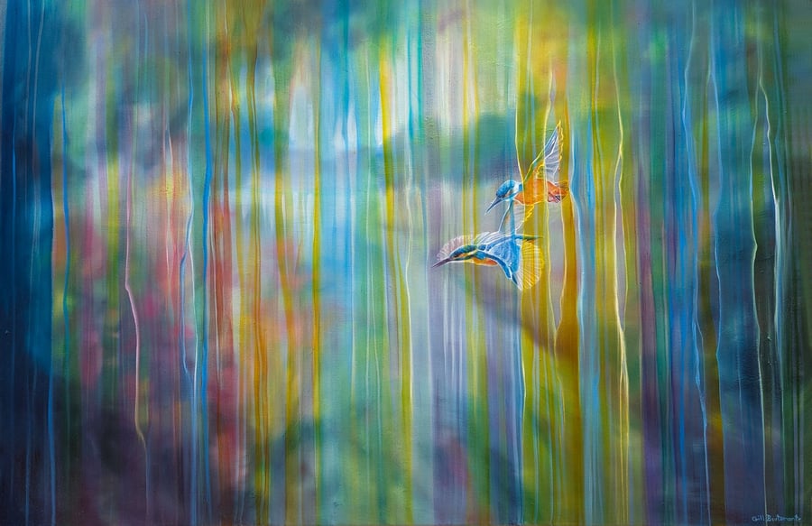 Kingfishers over the River Ouse 
