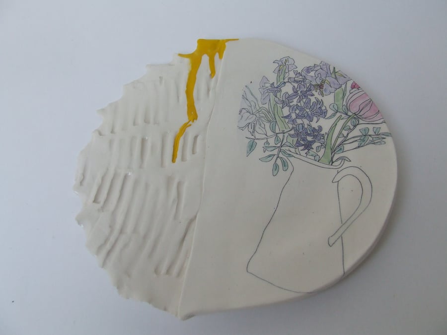 The Medium Plate - Cardboard Ceramics in Spring