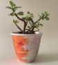 Ceramic Abstract planter tub. - Image 1
