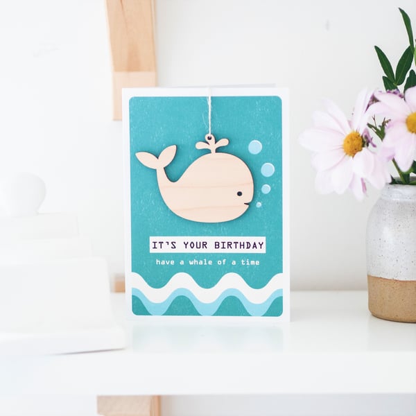 Whale Birthday Card