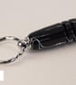 Handcrafted Acrylic Keyring Turned and polished with quality 'Chrome' fixings - Image 2